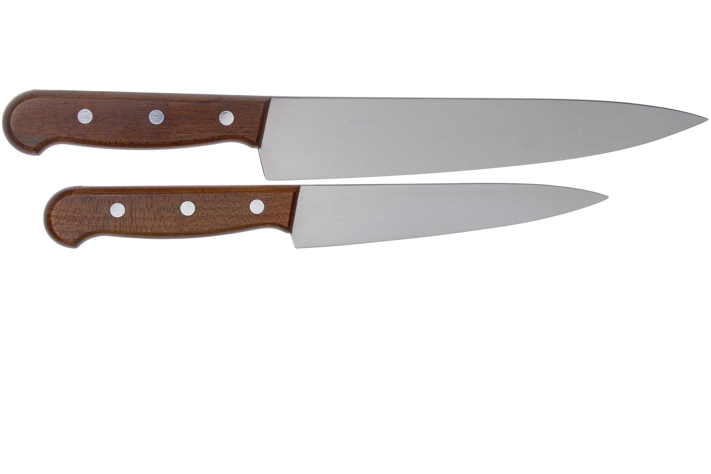 Victorinox Wood 5.1050.2G 2piece knife set, maple Advantageously shopping at Knivesandtools.co.uk