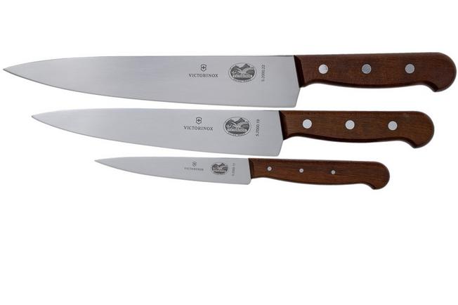 Victorinox Wood 5.1050.3G set di coltelli 3-pz, acero