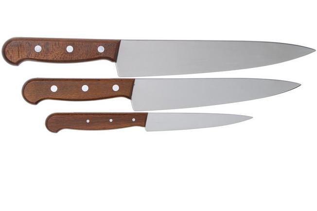 Victorinox Wood 5.1050.3G 3-piece knife set, maple