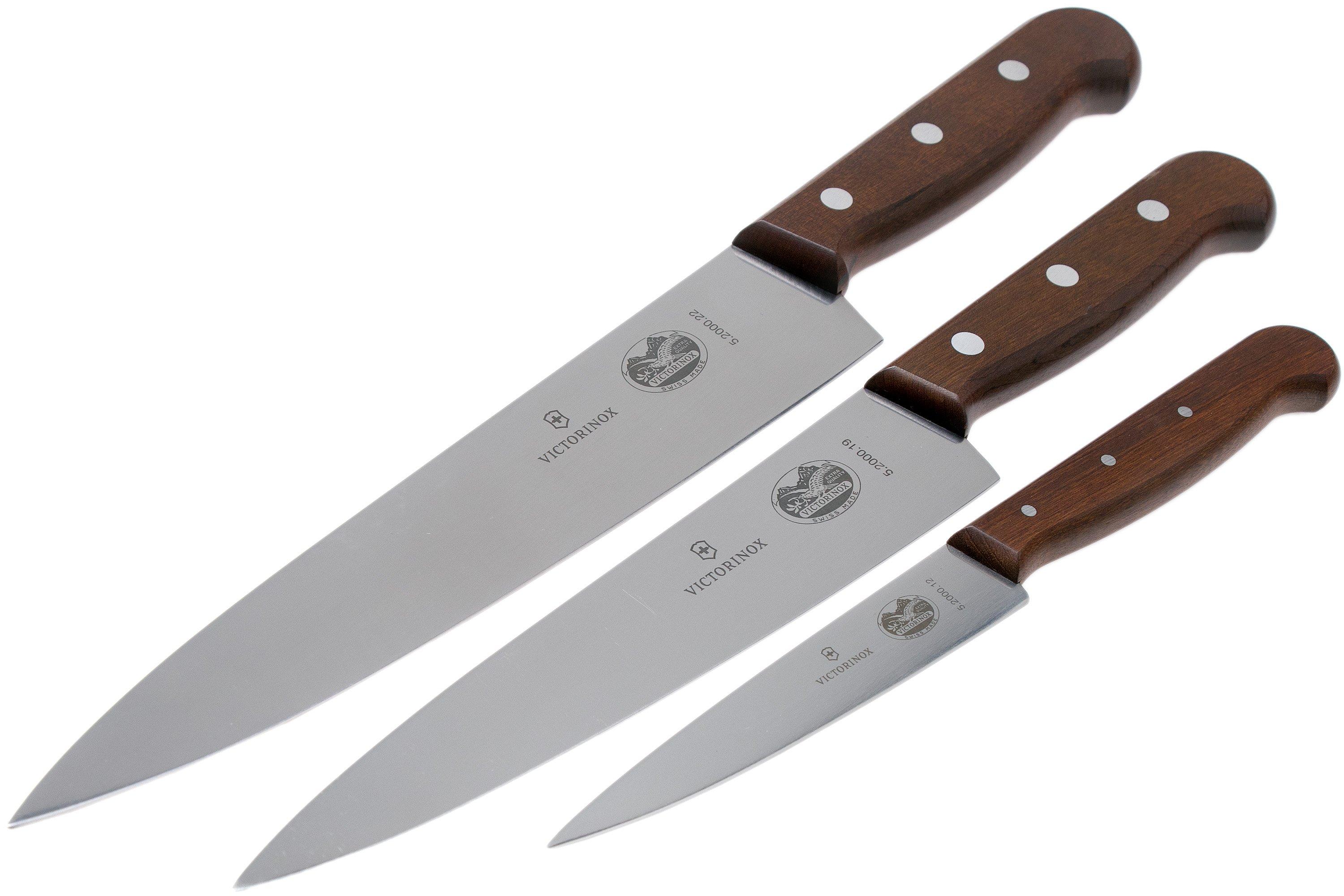 Victorinox Wood 5.1050.3G 3-piece knife set, maple