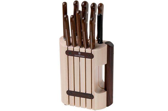 Victorinox Stainless Steel 7 Piece Knife Block Set with Wood Handles - Wood