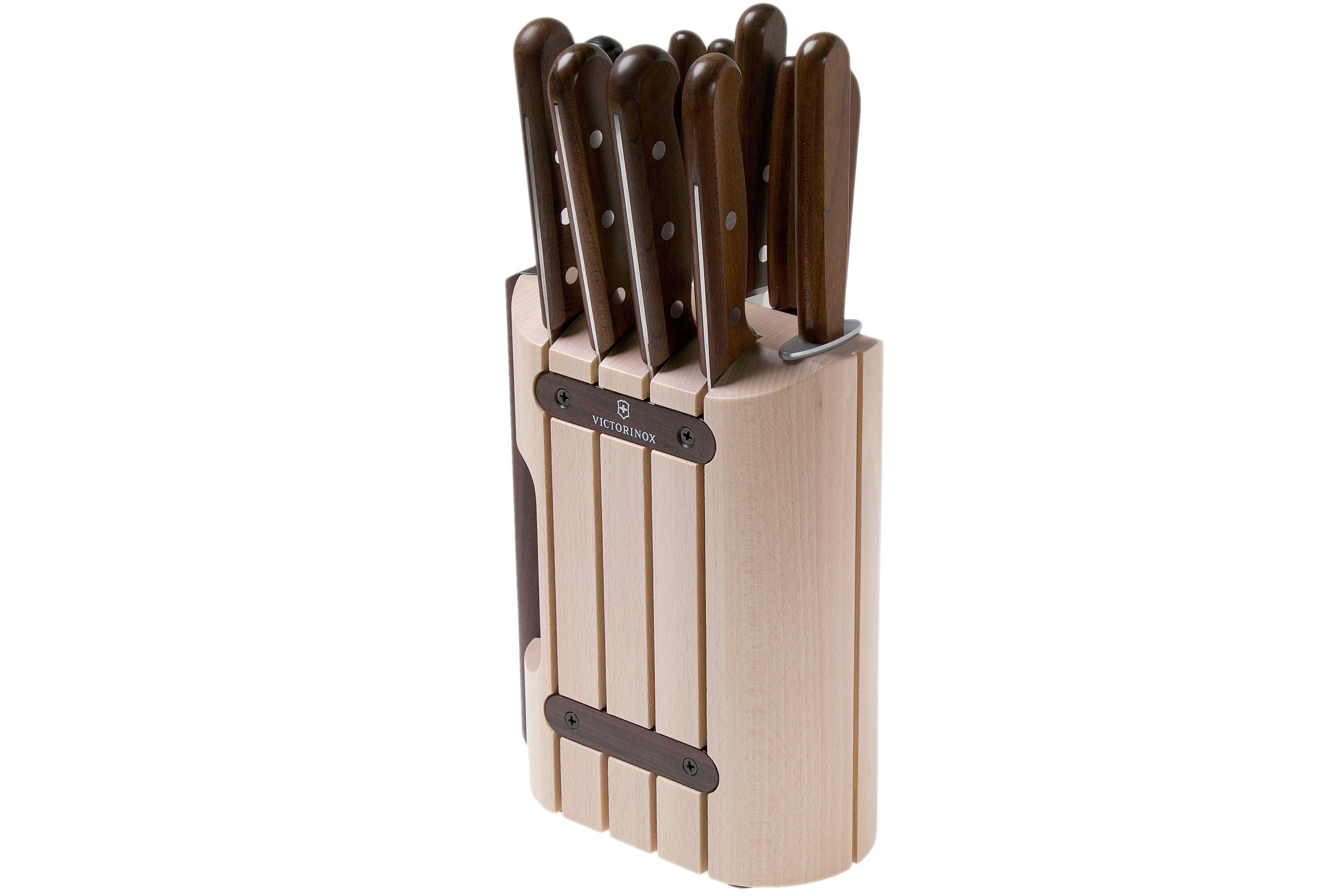 Victorinox Wood 5.1150.11, set di coltelli 11 pz, acero