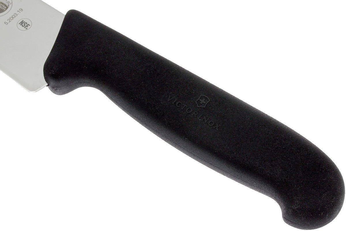 Victorinox Coltello Da Macello Scimitarra 36 Cm – Lama In Acciaio E Manico Fibrox 5.7403.36