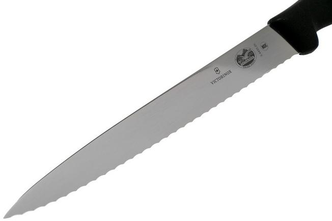 Victorinox Fibrox serrated carving knife, 25 cm