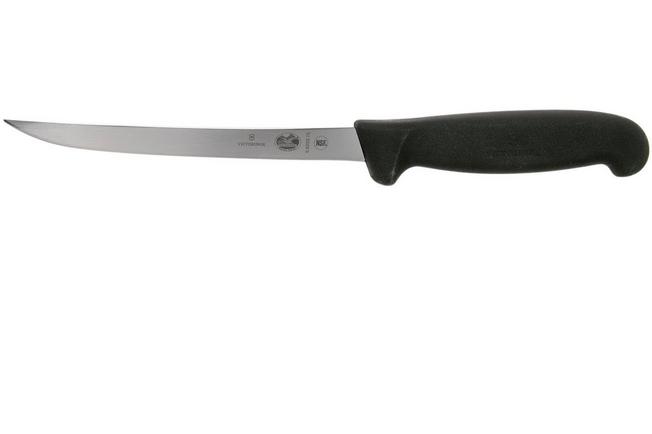 Victorinox Fibrox Boning Knife - 15cm Curved Wide Blade