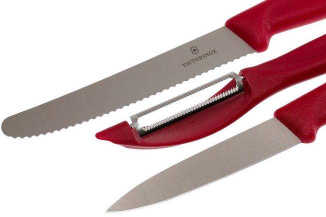 Victorinox Swiss Classic 6 Piece Paring Knife Set Red