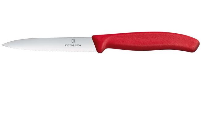 Image for Victorinox SwissClassic vegetable knives and peeler Chili Red, set of 3, 6.7111.33C1