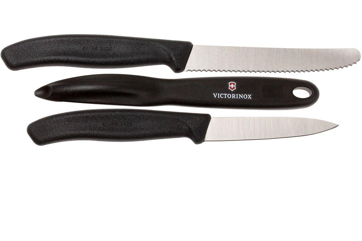 Victorinox набор кухонных ножей. Victorinox Swiss Classic Paring [6.7113.31]. 6.7113.31 Набор - два ножа и Овощечистка.