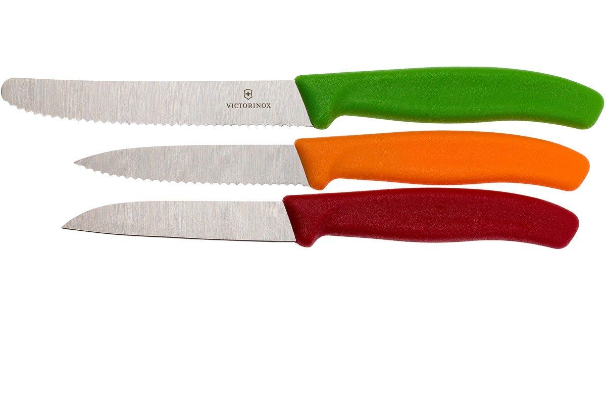 Victorinox 6pc Paring Knife Set 6 Piece, Red