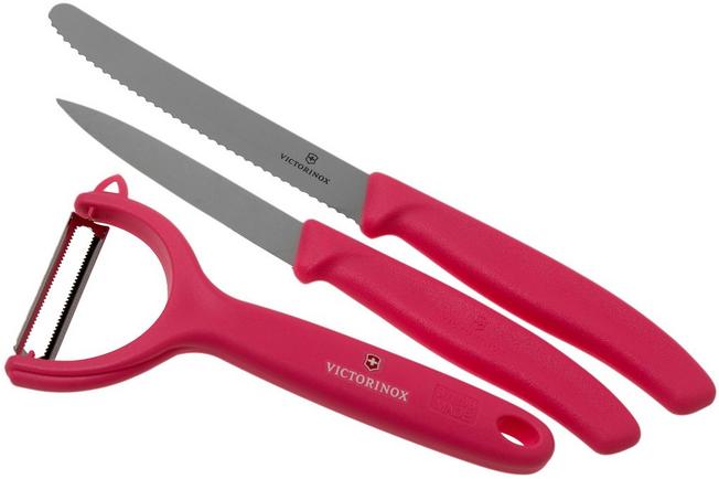 Bild für Victorinox SwissClassic 6.7116.33L12 Gemüsemesser, hellrot, 3er-Set