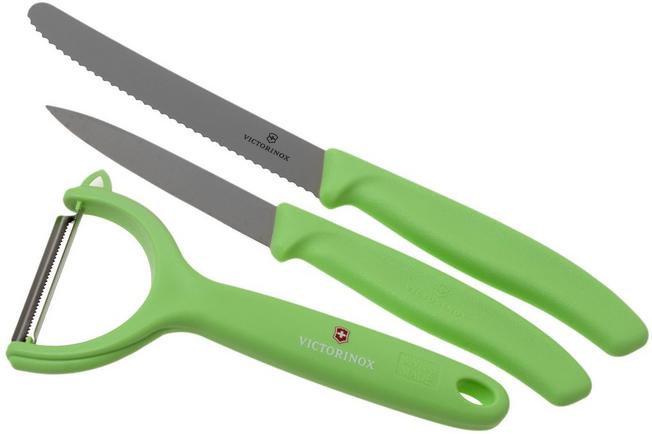 Imagen para Victorinox SwissClassic 6.7116.22L42 Juego de cuchillos para verduras de 3 piezas, verde