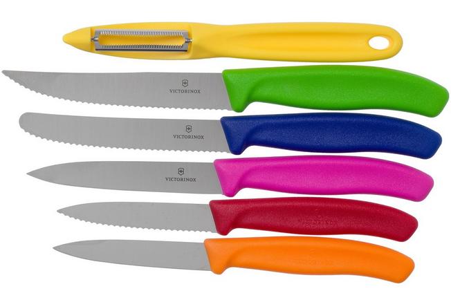 Swiss Classic 6-Piece Paring Knife Set by Victorinox at Swiss Knife Shop