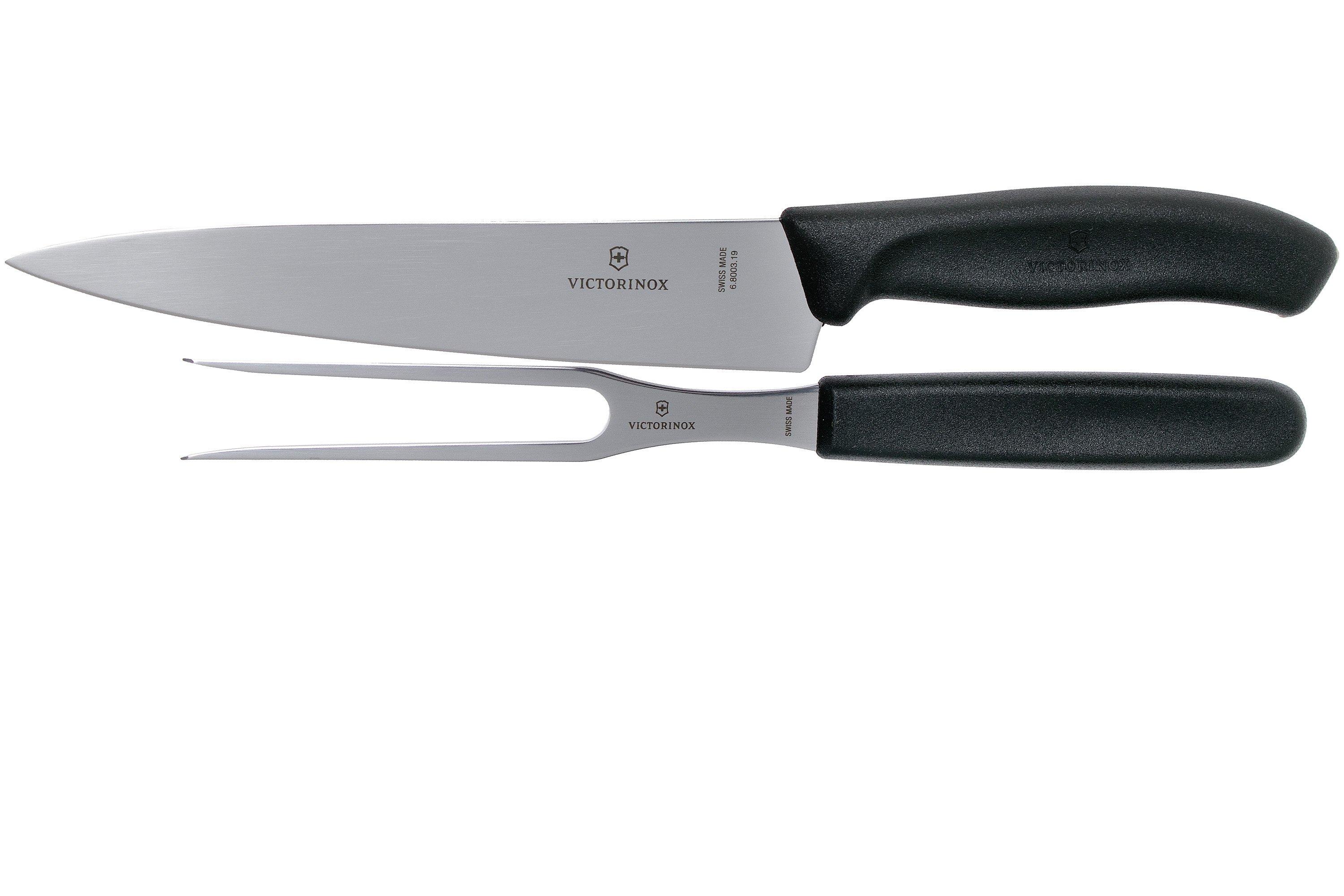Victorinox SwissClassic 6.7133.2G 2-piece carving set, black