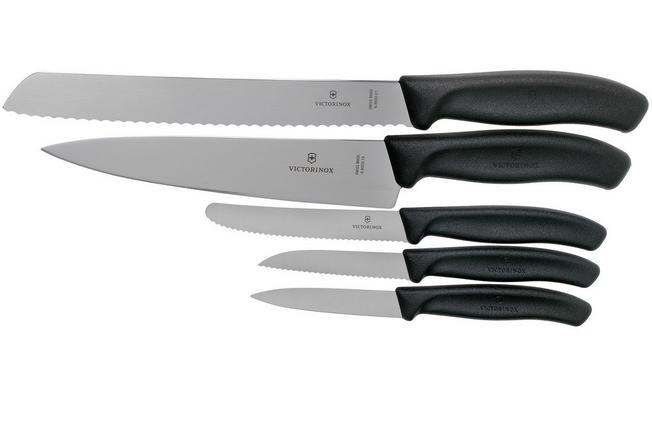 Victorinox Swiss Classic Kitchen Set, 5 pieces in black - 6.7133.5G