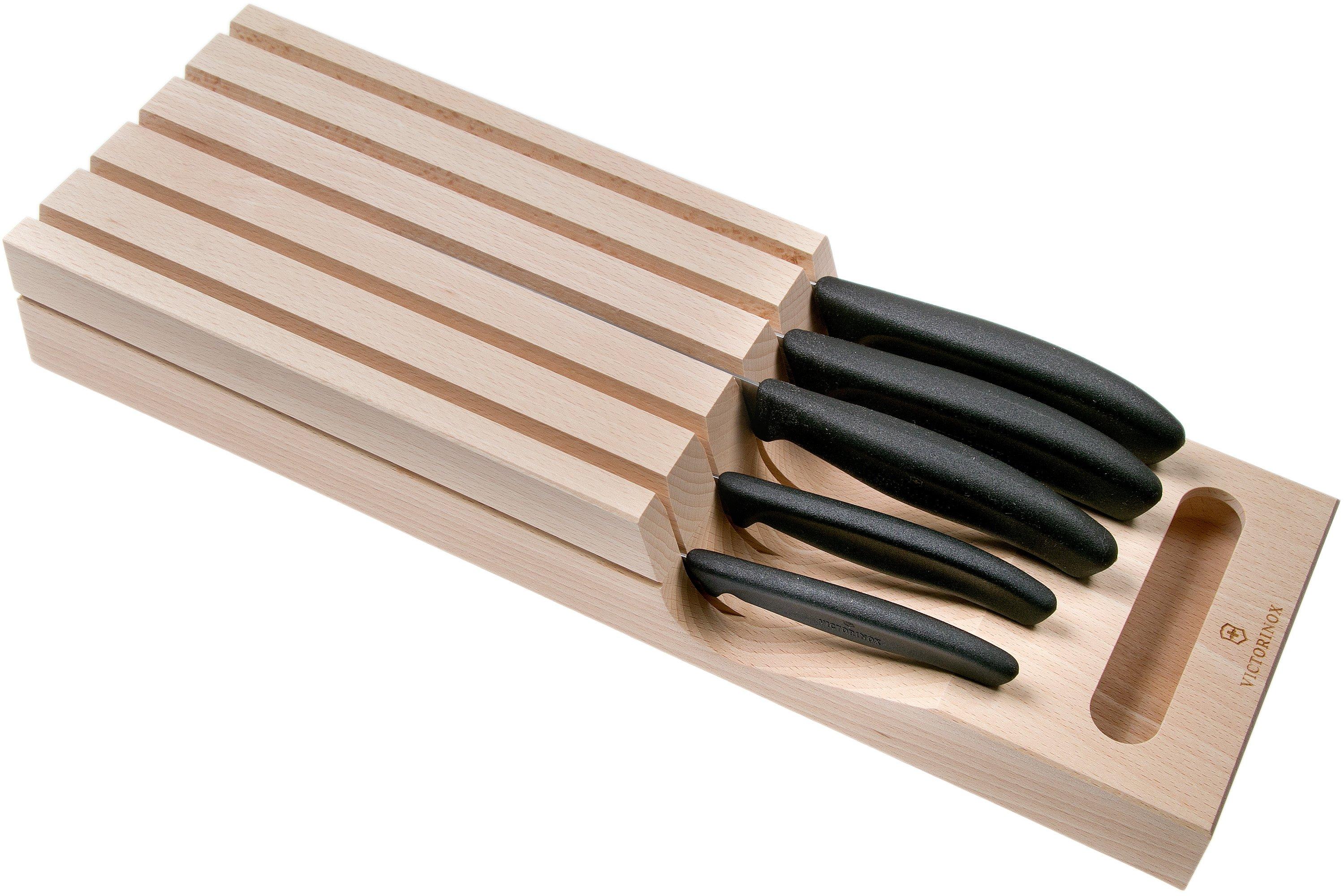 Victorinox Wood 5.1150.11, 11-piece knife set, maple