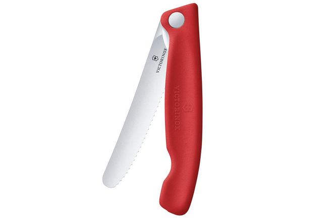 Image for Victorinox SwissClassic Cutting Board Picnic Knife Set 6.7191.FC1 Chili Red, 2-piece