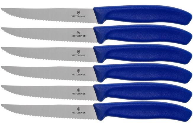 Victorinox SwissClassic 6.7232.6, 6-piece steak knife set, blue