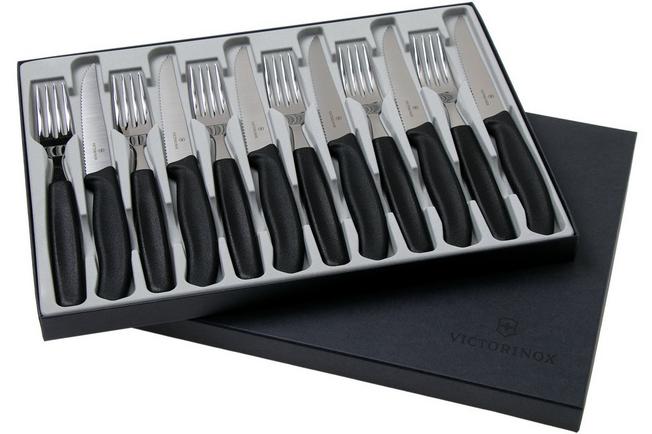 Victorinox Set posate 12 pezzi - 6 coltelli da tavola e 6