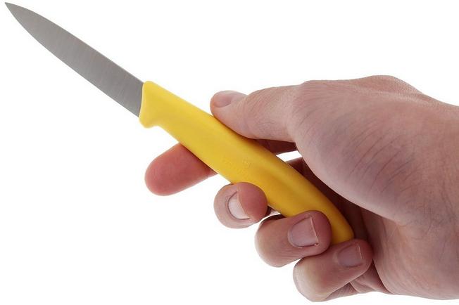 Image for Victorinox Swissclassic vegetable knives yellow, set of 4, 6.7606.L118-4