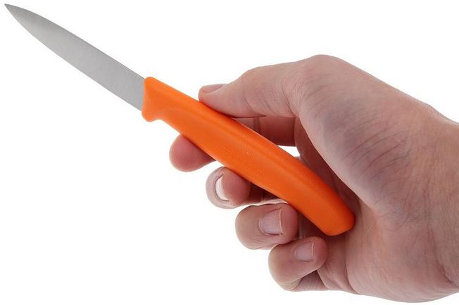 Image for Victorinox Swissclassic vegetable knives orange, set of 4, 6.7606.L119-4