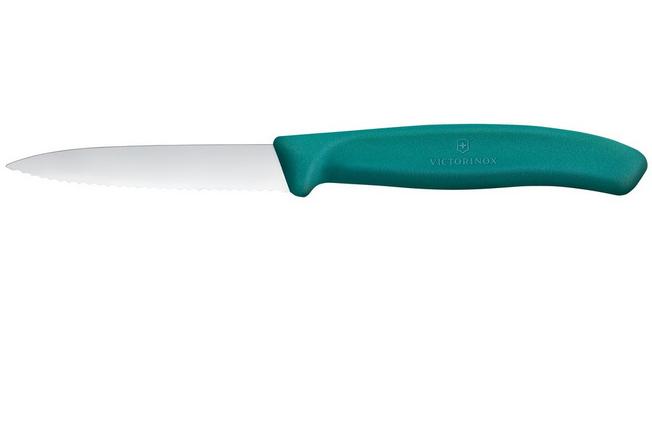 Imagen para Victorinox Swiss Classic 6.7634.C1 Wavy, Green, cuchillo para verduras dentado
