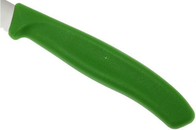 Image for Victorinox Swissclassic serrated vegetable knives green, set of 4, 6.7636.L114-4