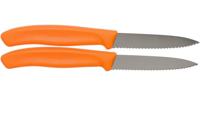 Victorinox Swiss Classic 2-Piece Orange Utility & Paring Knife Set