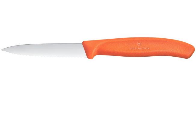 Image pour Victorinox Swiss Classic 6.7639.C1 Wavy, Orange, couteau à légumes dentelé