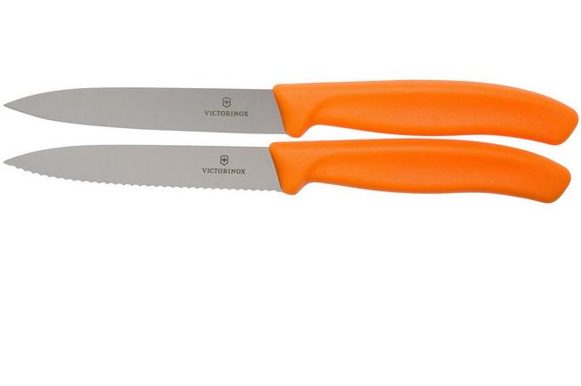 Coltello da tavola ondulato arancio - Victorinox Swissclassic