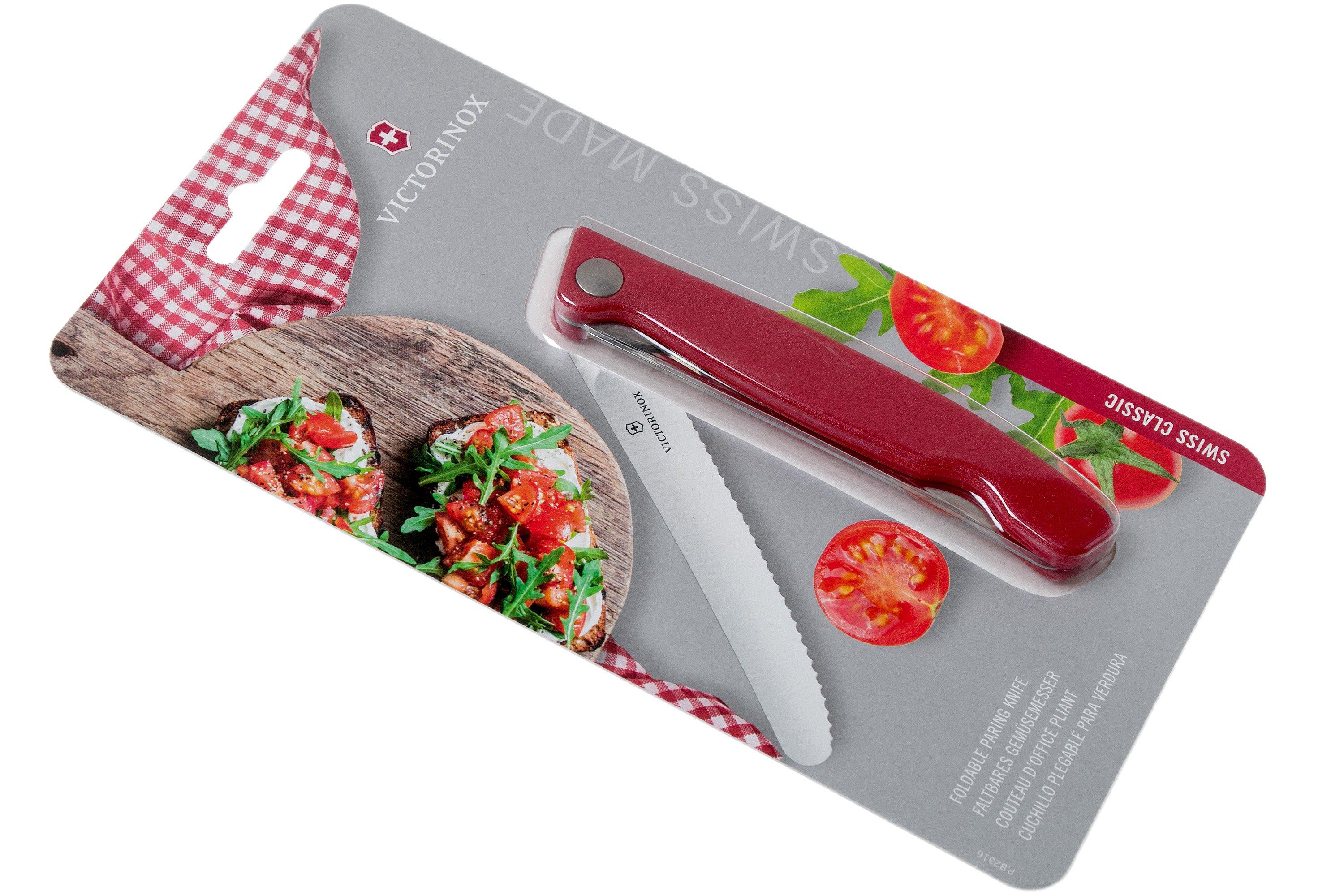 Victorinox Coltello per verdure pieghevole Swiss Classic in rosso -  6.7831.FB