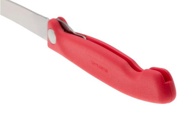 Image pour Victorinox Swiss Classic Picnic Knife 6.7831.FC1 Wavy, Red, couteau à légumes dentelé pliant