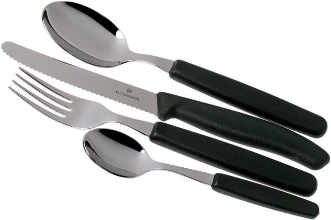 Victorinox SwissClassic 6.7833.24 set di coltelli da pomodoro da 24 unità,  nero