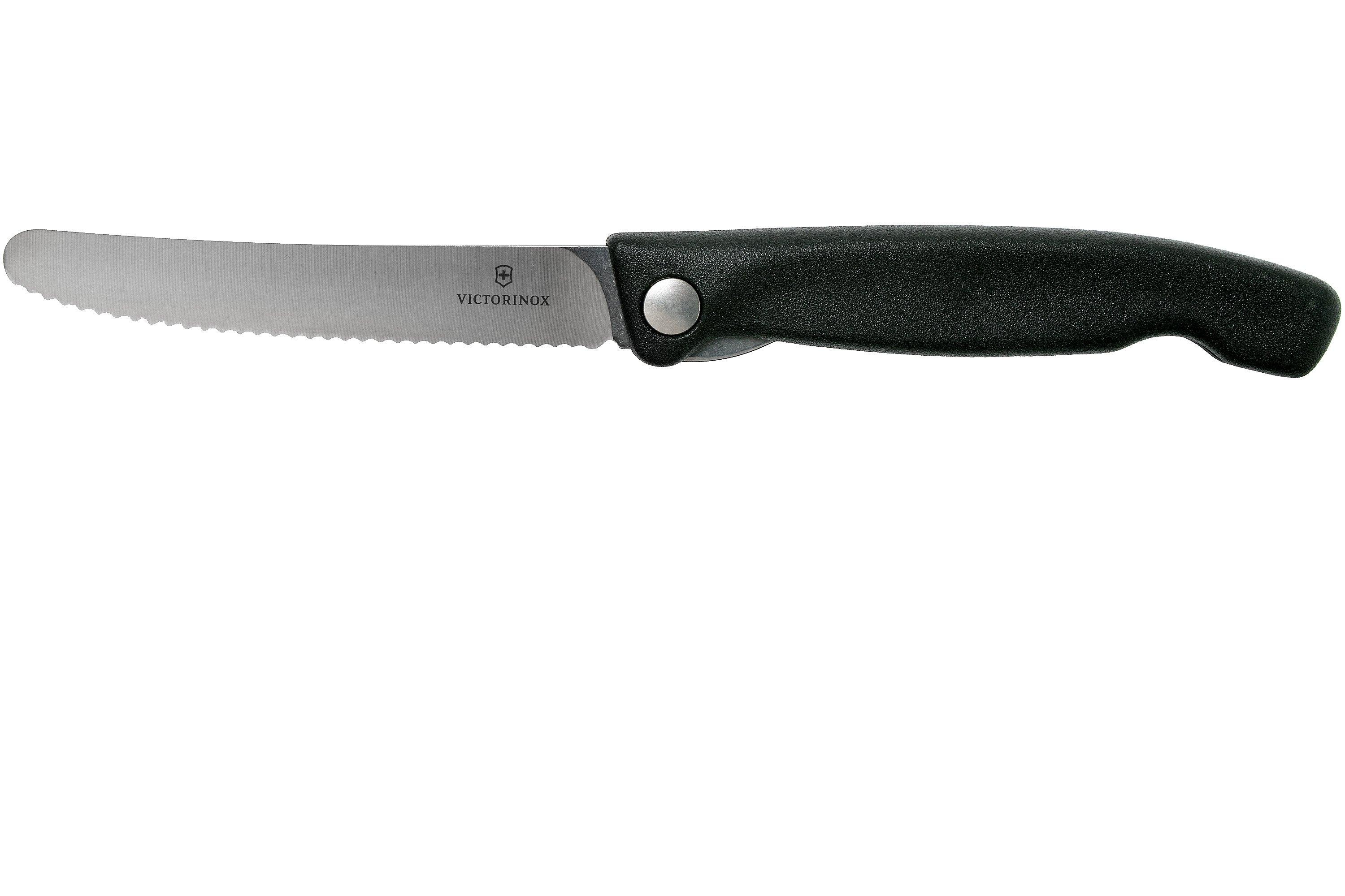 COUTEAU A PAIN VICTORINOX SWISSCLASSIC 21CM NOIR /CARTE