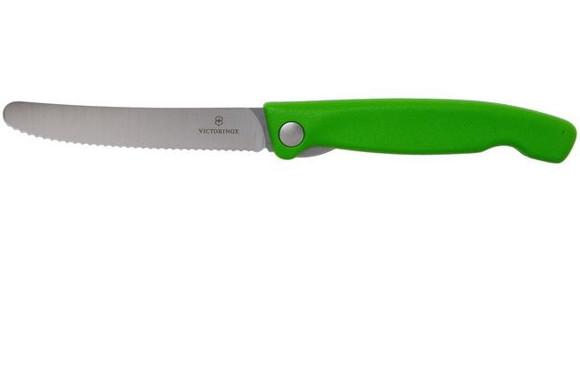 Victorinox Couteau d'office Swiss Classic - Vert - 2 pièces