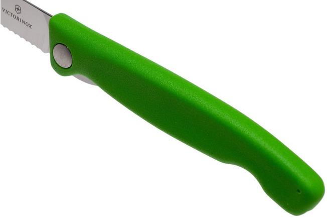 Victorinox Couteau d'office Swiss Classic - Vert - 2 pièces