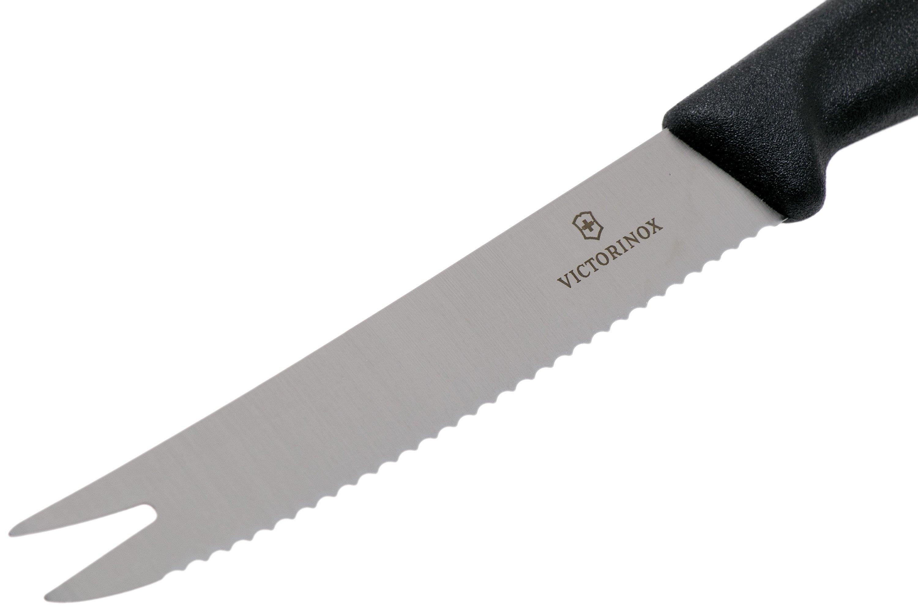 Victorinox SwissClassic cheese- and sausage knife, black