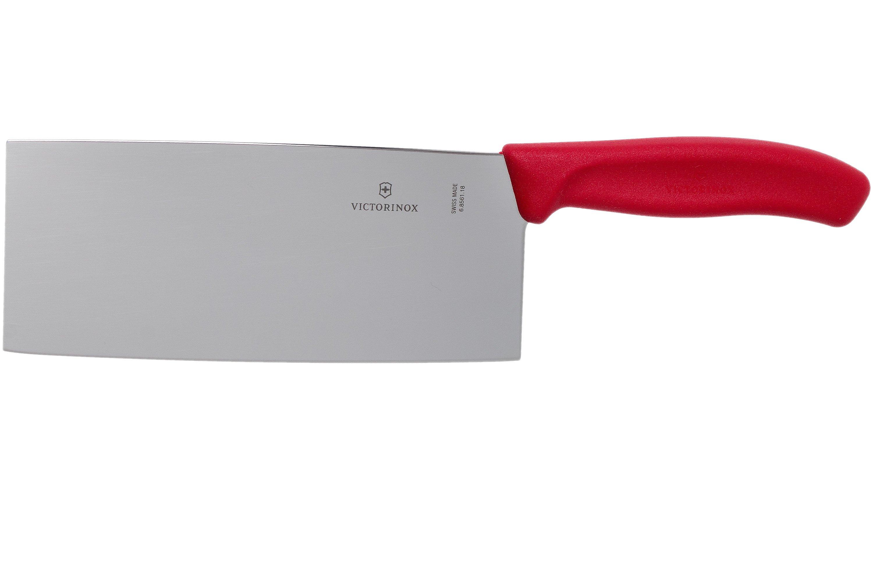 Victorinox SwissClassic 6.8561.18G Chinese chef's knife 18 cm, red