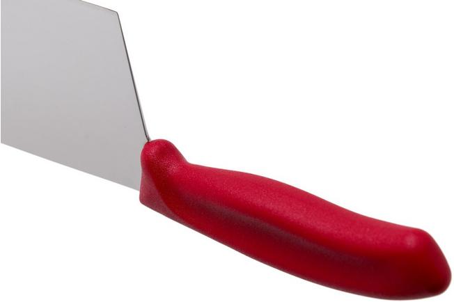 Victorinox Swiss Classic Chinese Style Chef's Knife in red