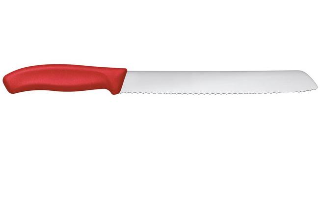 Image for Victorinox SwissClassic 6.8631.21C1B Red, bread knife, 21 cm, red