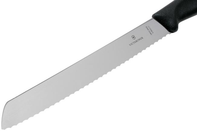 Cuchillo Mesa y Tomates Sierra Swiss Classic 11 cm Color Negro