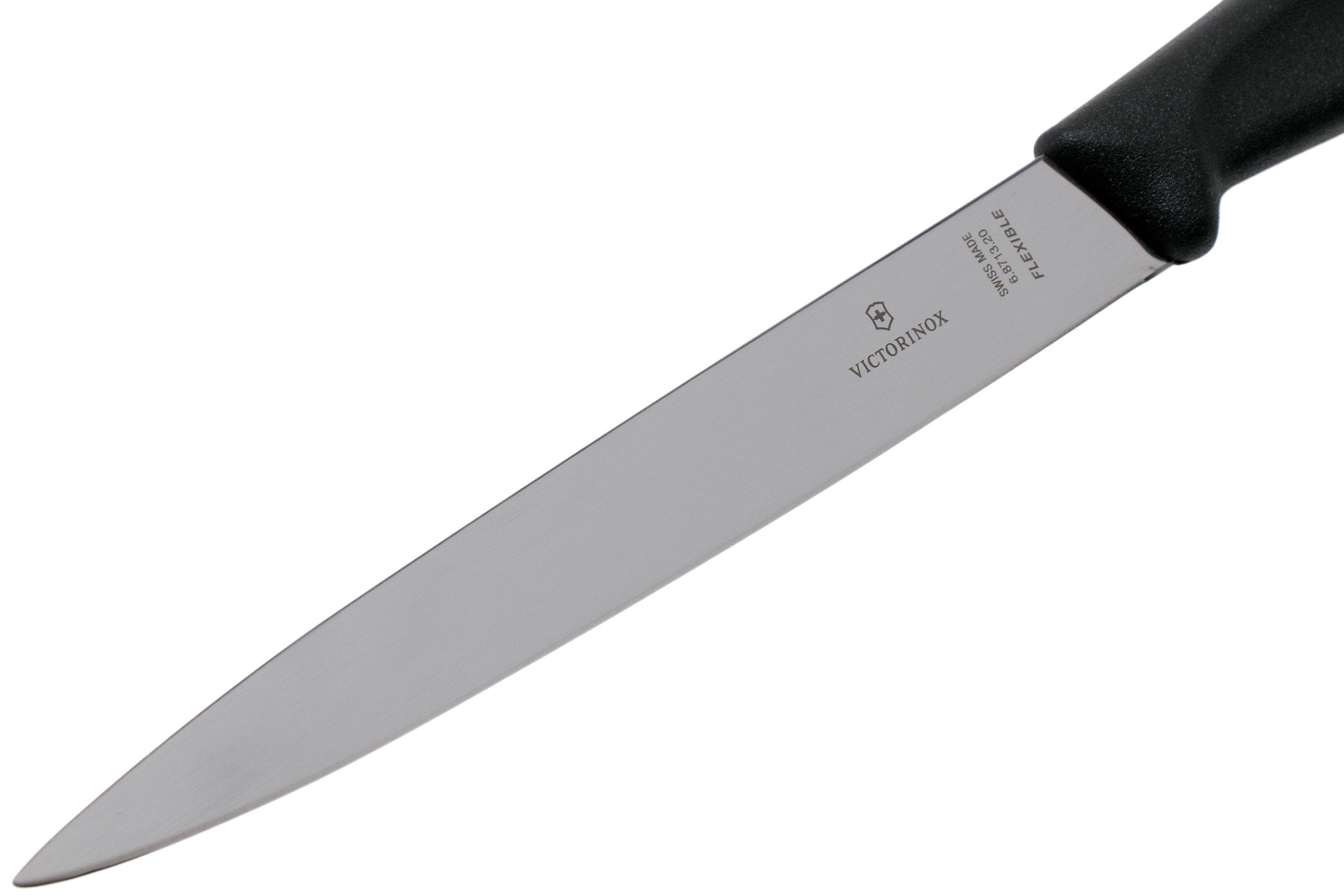 Victorinox SwissClassic 6.8713.20G filleting knife 20 cm, black ...