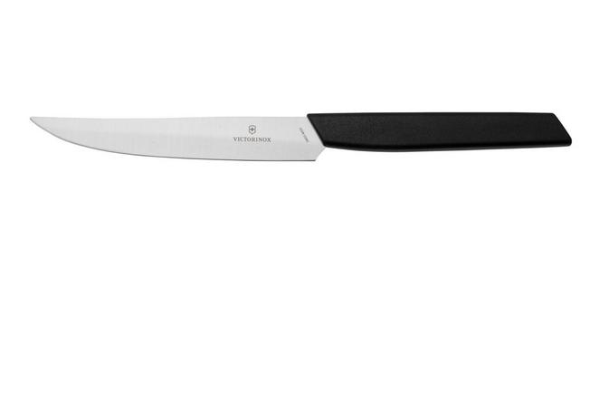 Cuchillo de chef SWISS MODERN, 20 cm, negro, Victorinox 