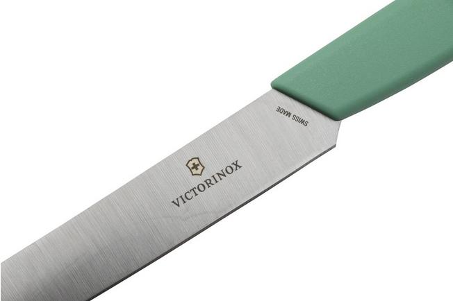 Victorinox Couteau à pain et à pâtisserie Suisse Moderne, 8,5 (22 cm),  manche en bois 6.9070.22WG 