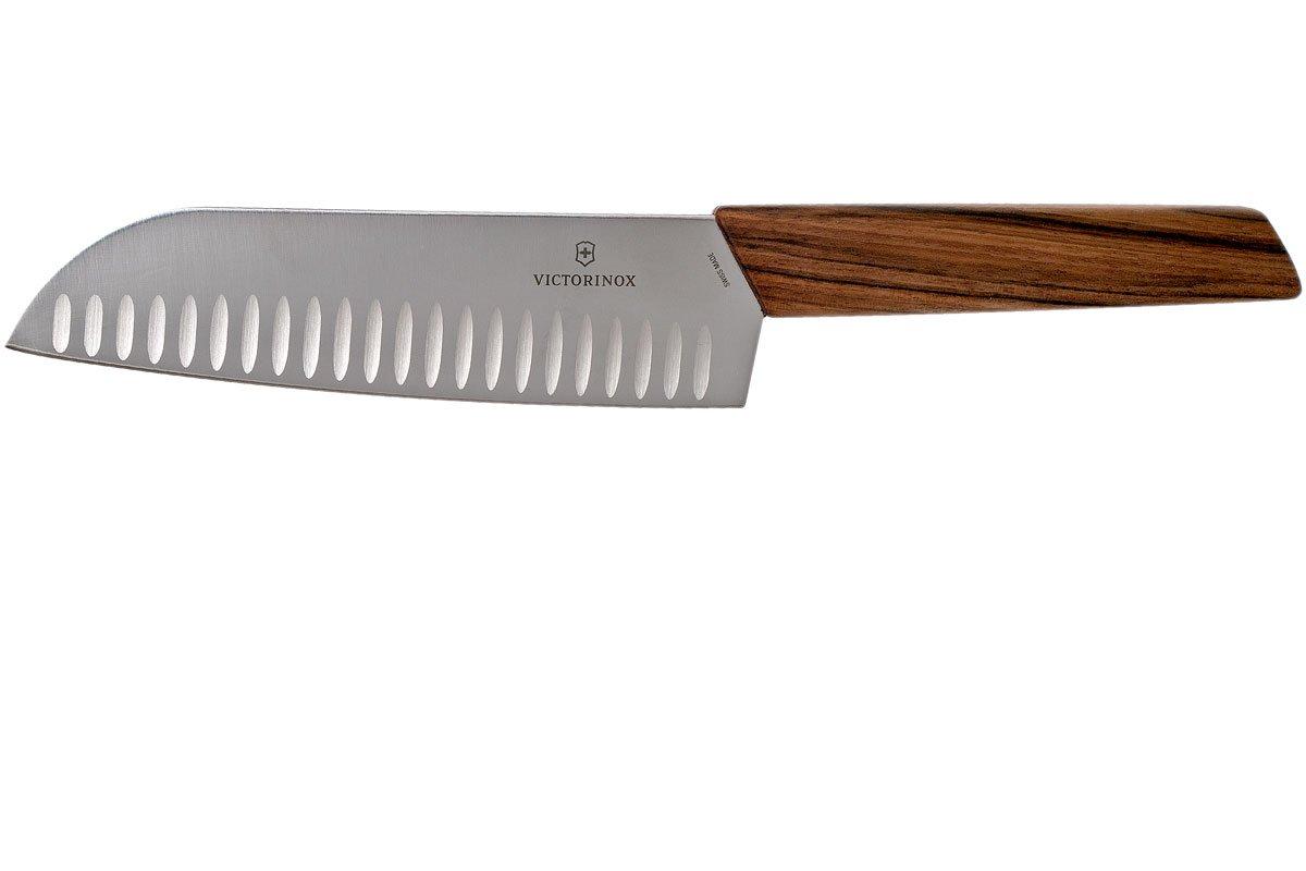 Victorinox Swiss Modern Santoku Knife in Walnut wood - 6.9050.17KG