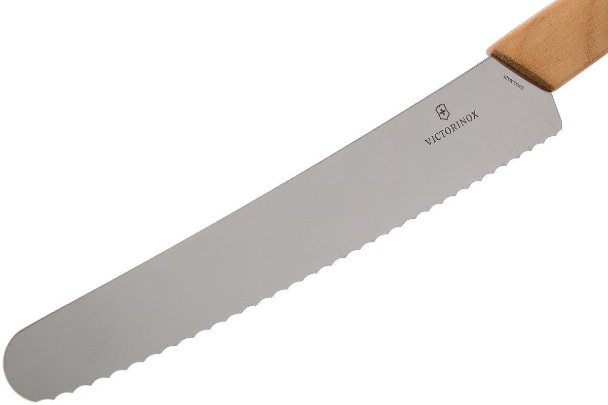 QUTTIN Moaré Coltello Per Pane 22 Cm, Lama Seghettata In Acciaio Inossidabile