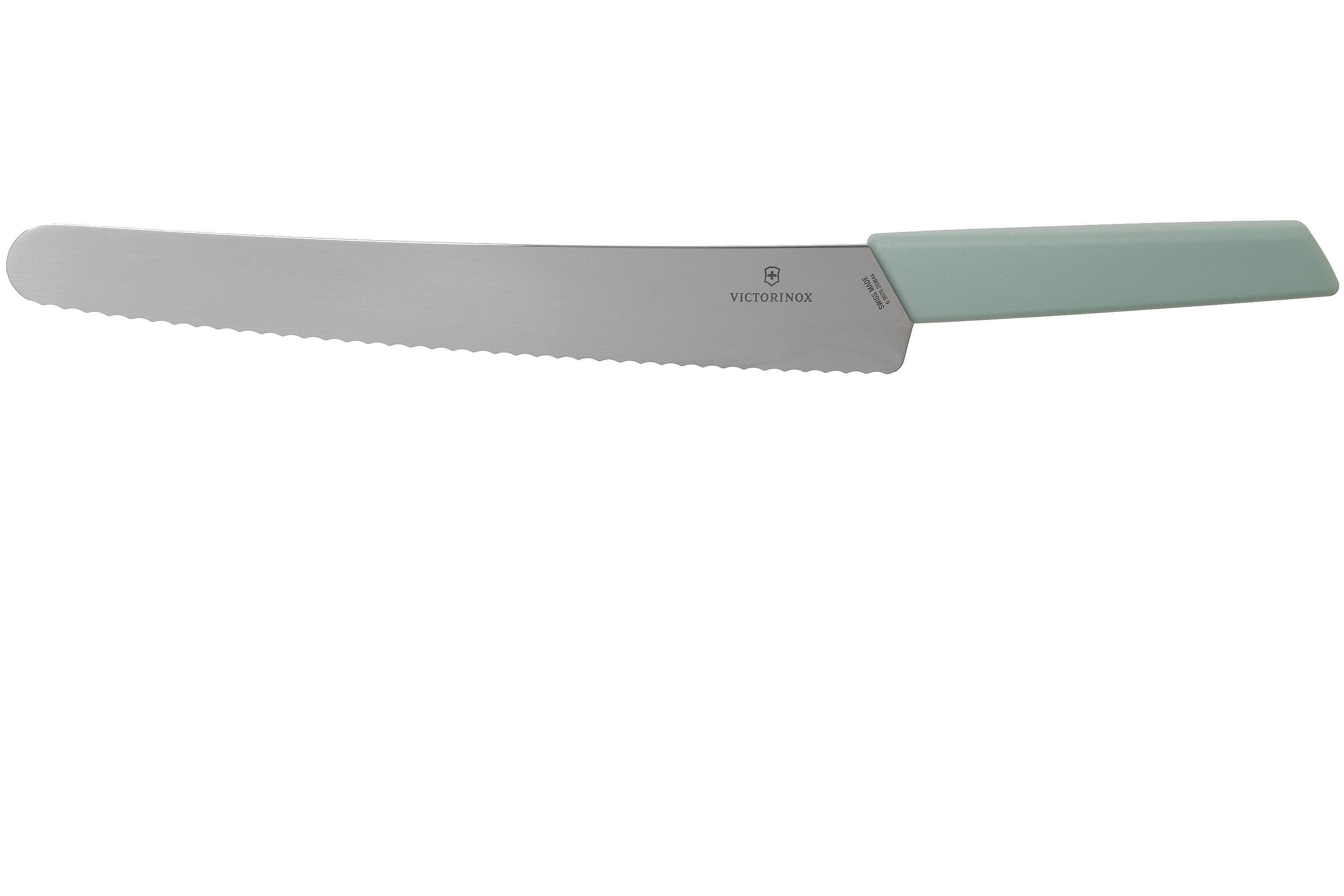 Victorinox Swiss Modern 6.9076.26W44B bread knife 26cm, mint green