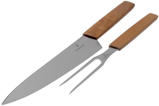 Victorinox Swiss Modern 2 Piece Steak Knife Set, Walnut Wood