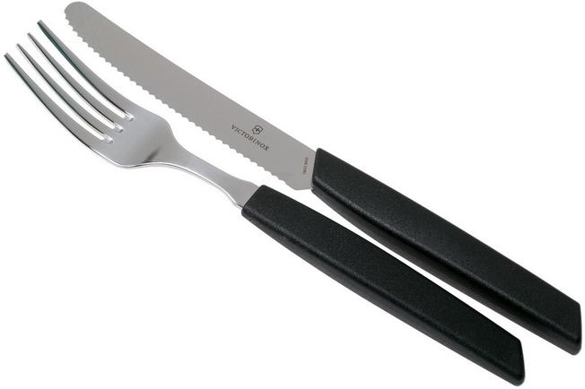 Set 6 Cuchillos Victorinox Negro 11cm 6.7233.6 Para Carne – CASA Y