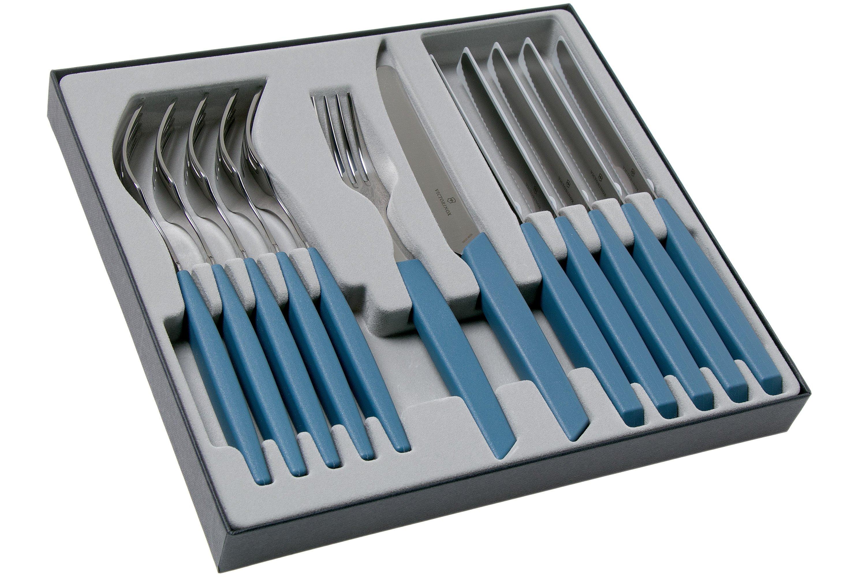 Ménagère Swiss Modern, 12 pièces - sage - 6.9096.11W43.12