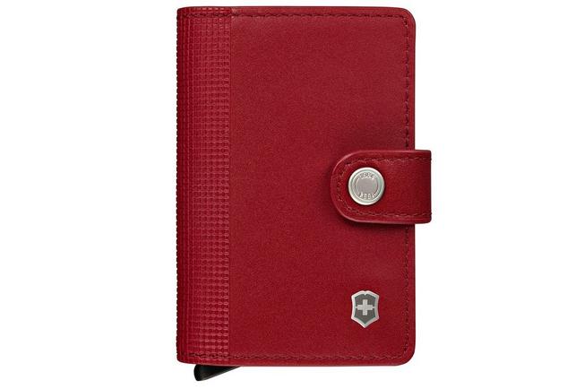Afbeelding voor Victorinox Altius Secrid Leather Card Wallet 612680 Red, lederen portemonnee met kaarthouder